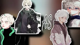 HP react to Draco Malfoy as Killua(HxH) /Реакция Гарри Поттера на Драко Малфой как Киллуа (eng/rus)