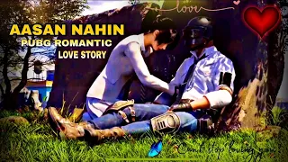 ROMANTIC❣️ AND LOVE STORY PUBG STATUS || PUBG 3D ANIMATION VIDEO || 🥀Aasan nahin song status ||
