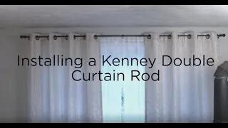 Kenney: Double Curtain Rod Installation