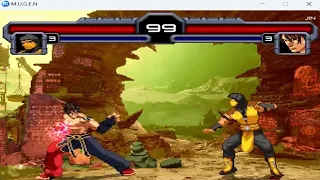 SCORPION vs JIN KAZAMA - Final Chaos Battle🔥 Mortal Kombat vs Tekken Mugen Epic Tribute 2024