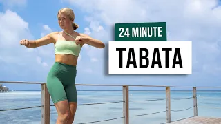 24 MIN SUPER SWEATY TABATA HIIT Workout - No Equipment, Full Body Tabata Party with Tabata Songs