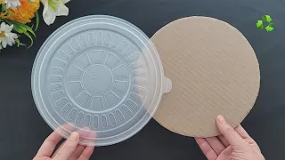 This is TRULY a MIRACLE!! Look how beautiful it is! Amazing plastic lid recycling idea - DIY