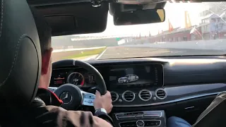 Mercedes E63s 4matic+ за 10 млн на гоночном треке. Переставка на 90 км/ч.