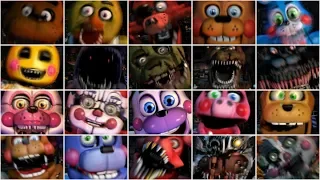 FNAF ULTIMATE CUSTOM NIGHT ALL JUMPSCARES