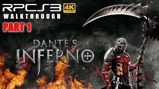 Dante's Inferno PC Gameplay Walkthrough - RPCS3 [4K] - PART 1