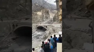 heavy flood in achar stream upper kohistan district