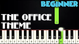 The Office Theme | BEGINNER PIANO TUTORIAL + SHEET MUSIC by Betacustic