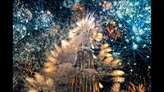 Dubai’s 2018 New Year’s Guinness World Record | Biggest Laser Light show