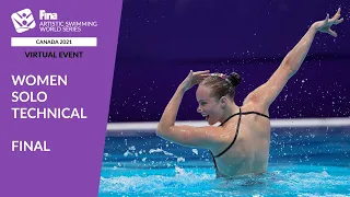 FINA ASWS 2021 CAN   Women Solo Technical