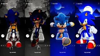 Sonic EXE X2 VS Sonic X2 Tiles Hop EDM Rush!