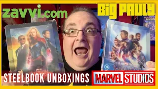ZAVVI Captain Marvel | Avengers: Endgame 3D Lenticular Steelbook Unboxings