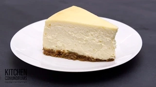 The Method Behind a Crack-Free Cheesecake - Kitchen Conundrums with Thomas Joseph