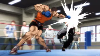 範馬刃牙 SON OF OGRE!! Retsu was overwhelmed by the power of his fist Boxers