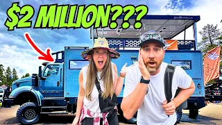 From $500k to 2.1 Million, they had it all! EPIC day at OVERLAND EXPO 2023