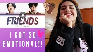 'FRIENDS' (친구) - BTS MOTS7 (JIMIN, V) | REACTION !! 💜💜💜
