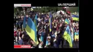 Протести у Маріуполі проти демілітаризації Широкиного