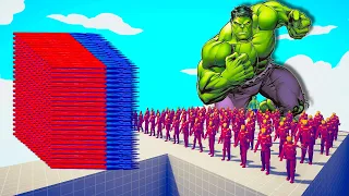 100x IRON MAN + 1x GIANT HULK vs EVERY GOD | Totally Accurate Battle Simulator