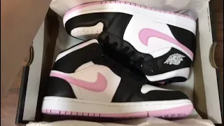 Nike Air Jordan 1 Mid GS Arctic Pink 555112-103kickbulk sneaker reviews