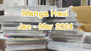 Manga Haul Januari - Maret 2024