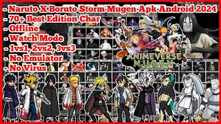 [BARU] Naruto X Boruto Storm Mugen Apk Android 2024 (1 GB) | 70+ Best Edition Char, No Virus