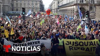 Día 12 del paro nacional en Francia contra la reforma de pensiones