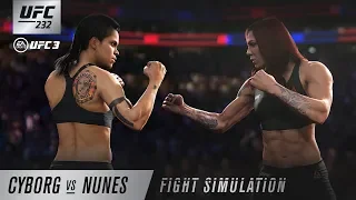 EA SPORTS UFC 3 | UFC 232 Simulation - Cris Cyborg vs. Amanda Nunes