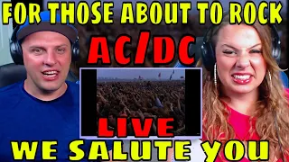 REACTION TO AC/DC - For Those About To Rock We Salute You | THE WOLF HUNTERZ REACTIONS