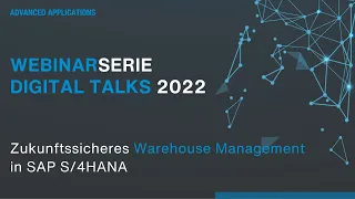 Webinar: Zukunftssicheres Warehouse Management in SAP S/4HANA