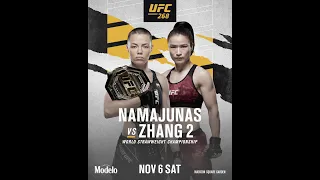 Weilli  Zhang vs Rose Namajunas 2: Tale of the Tape UFC 268