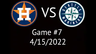 Astros VS Mariners Condensed Game Highlights 4/15/22