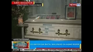 BP: 10-anyos na bata, nalunod sa Agno River sa Pangasinan