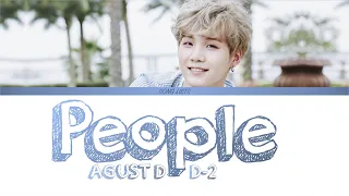 Agust D - People (COLORCODED Lyrics Eng/Rom/Han/가사)