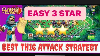 BEST TH16 ATTACK STRATEGY (Clash of Clans) #gaming #coc