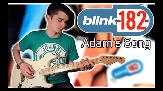 Blink 182 - Adam's Song (Guitar & Bass Cover w/ Tabs)