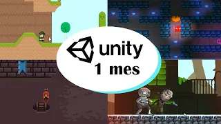 1 MES Aprendiendo Desarrollo de Juegos con Unity en 3 Minutos