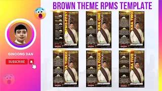 UPDATED BROWN THEME RPMS PPST TEMPLATE