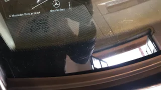 Mercedes W124 ön cam çıtası fitili değişimi yeni tip mühürleyici fitil