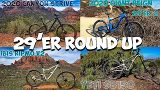 The Best 29'er Bikes of 2020 - Giant Pro 29 Ibis Ripmo V2 Yeti SB150 Canyon Strive