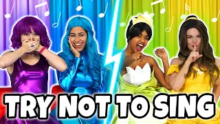 TRY NOT TO SING ALONG SUPER POPS VS. DISNEY BELLE & TIANA. (Can You Not Sing Our Songs?) Totally TV