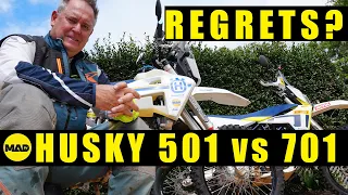 Husqvarna 501 Adventure Build vs Husqvarna 701 Adventure | Owner comparison for Motorcycle Adventure