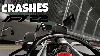 F1 22 CRASHES AND SPINS - F1