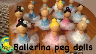 Making a ballerina peg doll