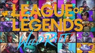 League of Legends: Wild Rift (2022) ALL CHAMPIONS & SKINS