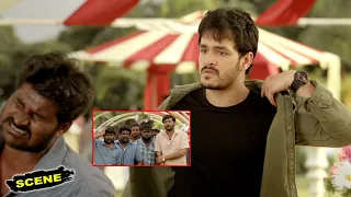 Akhil Fight With Ajay & His Goons For Insulting His Family | Maanidan(Mr. Majnu) Tamil Movie Scenes