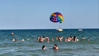 ПЛЯЖИ КРАНЕВО: СЕВЕРНЫЙ, ЦЕНТРАЛЬНЫЙ, ЮЖНЫЙ. БОЛГАРИЯ. АВГУСТ 2021.