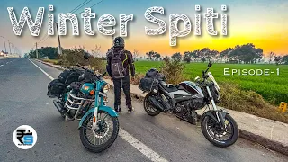 Winter Spiti 2023 - Here it Begins | Delhi to Solan | Episode 1 | #RudraShoots