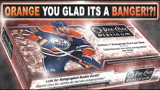 ORANGE YOU GLAD ITS A BANGER!?! - 22/23 O-Pee-Chee Platinum Hobby Box - Hockey Card Break