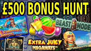 £500 Slots Bonus Hunt! Including New Slots Beast Mode & Extra Juicy Megaways