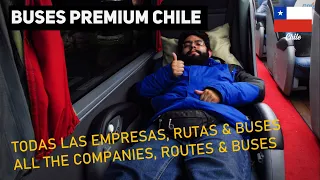 BUSES PREMIUM CHILE: Reporte con todas las empresas, rutas y buses, ¡todo!