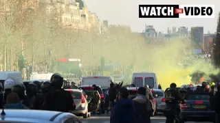 Paris protests against COVID-19 measures turn nasty